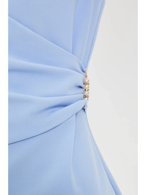 Moodo Modrá řasená sukně Moodo