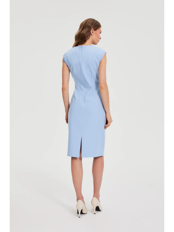 Moodo Modrá řasená sukně Moodo