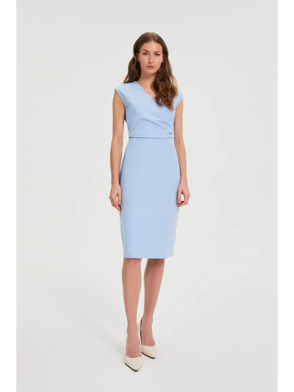 Moodo Modrá řasená sukně Moodo