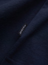Ombre Clothing Tmavě modré pánské basic tričko s véčkovým výstřihem Ombre Clothing