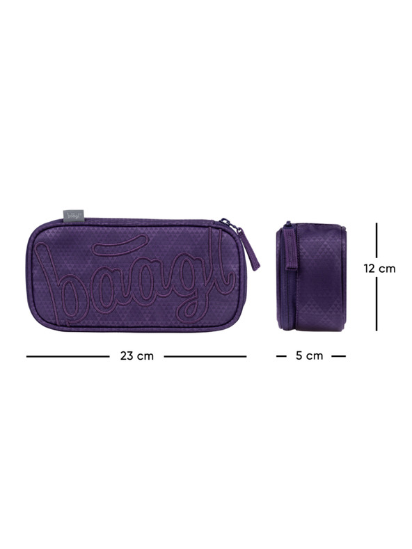 BAAGL  BAAGL Školní penál etue Plum