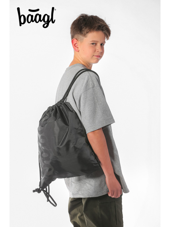 BAAGL  BAAGL SET 3 Coolmate Onyx: batoh, penál, sáček