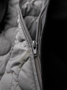 Ombre Clothing Pánský dlouhý jednořadý kabát s límcem a spodním pláštěm - černý V1 OM-COWC-0135 Ombre Clothing