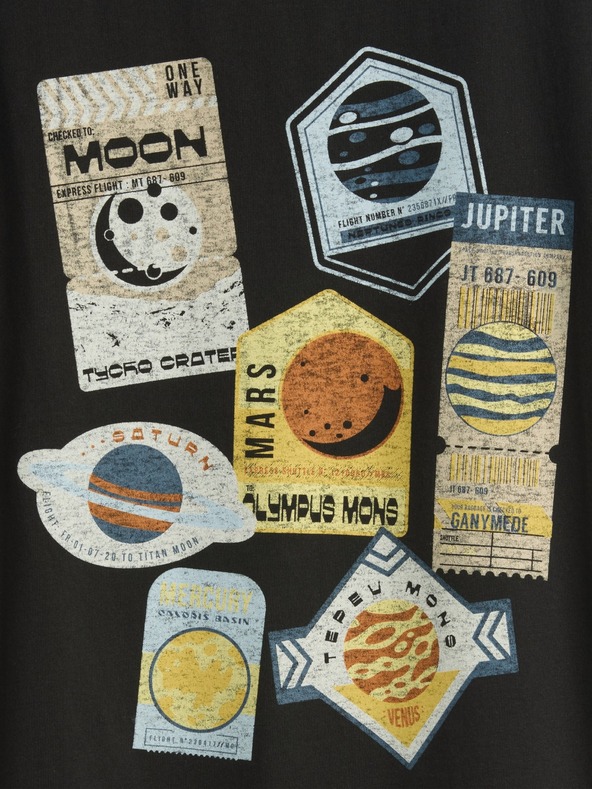 GAP Dětské tričko s potiskem Gap