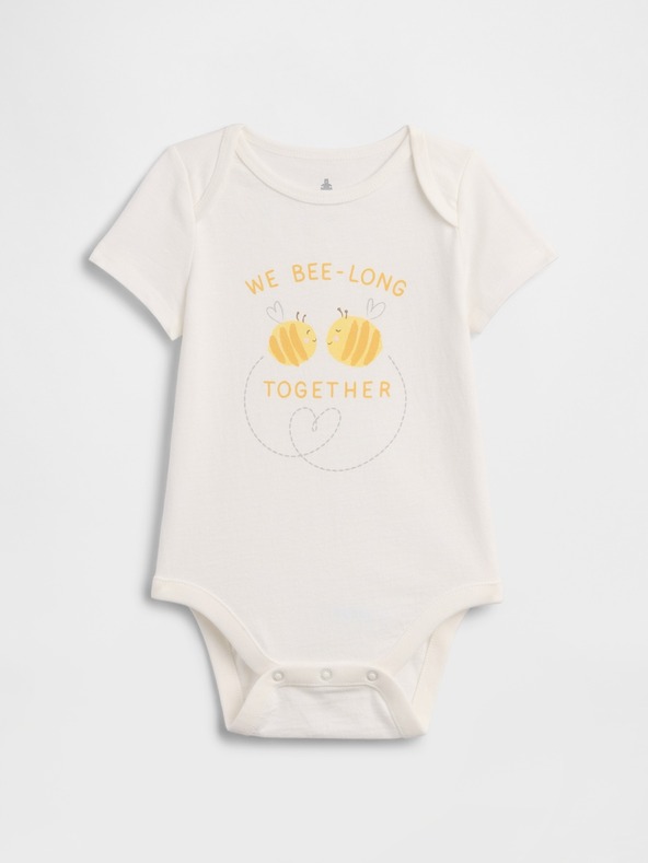 GAP Baby body s potiskem GAP