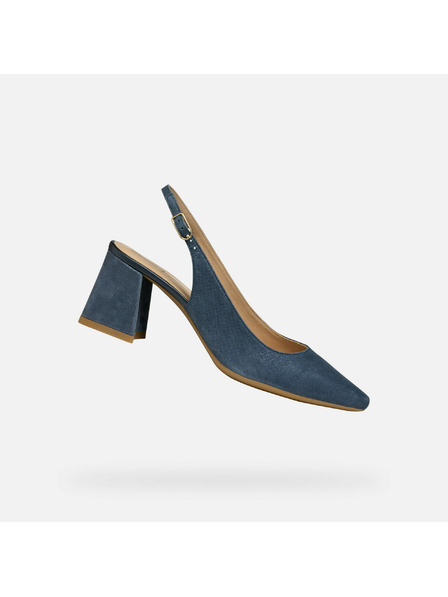 Geox Tmavě modré dámské sandály Geox Giselda