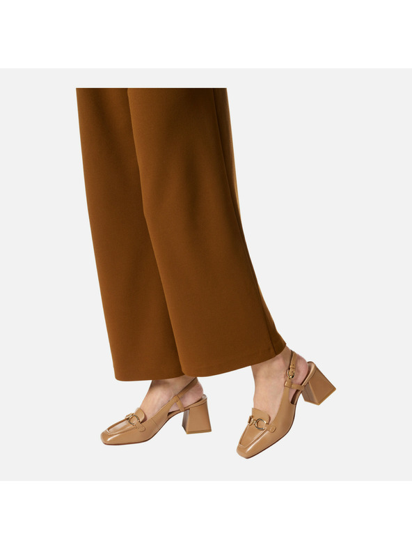 Geox Světle hnědé dámské lodičky Geox Coronilla