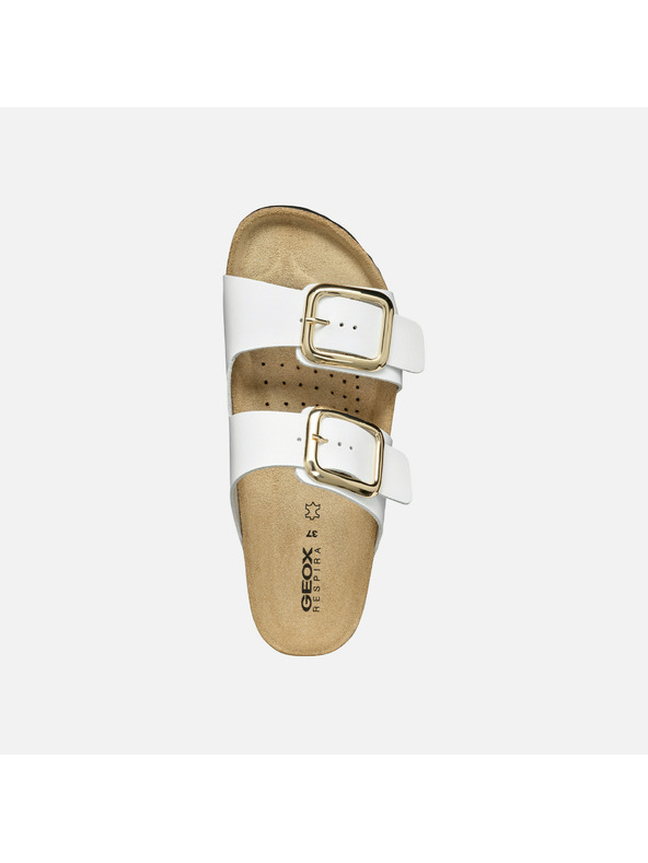 Geox Bílé dámské sandály Geox Brionia R