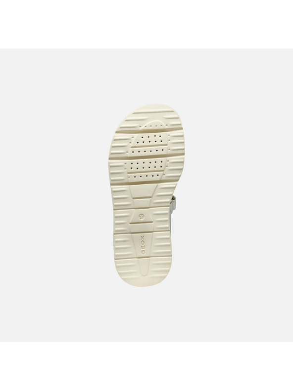 Geox Bílé dívčí sandály Geox Sandal Kodette Gir