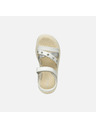 Geox Bílé dívčí sandály Geox Sandal Kodette Gir