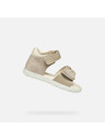 Geox Béžové dívčí sandály Geox Sandal Alul