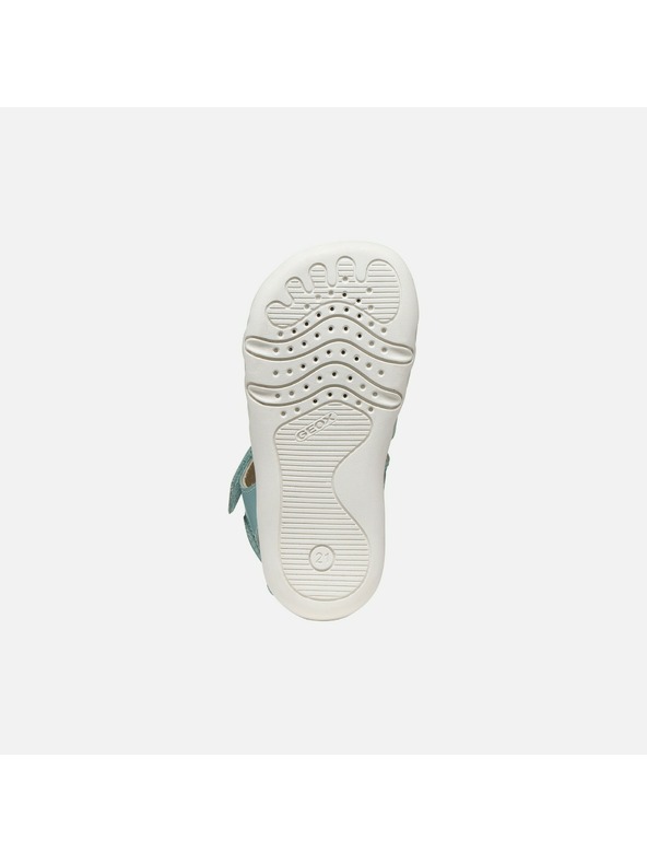 Geox Tyrkysové dívčí barefoot sandály Geox Sandal Steppieup G