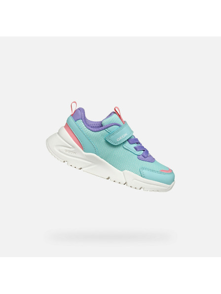 Geox Tyrkysové dívčí tenisky Geox Loftus Girl