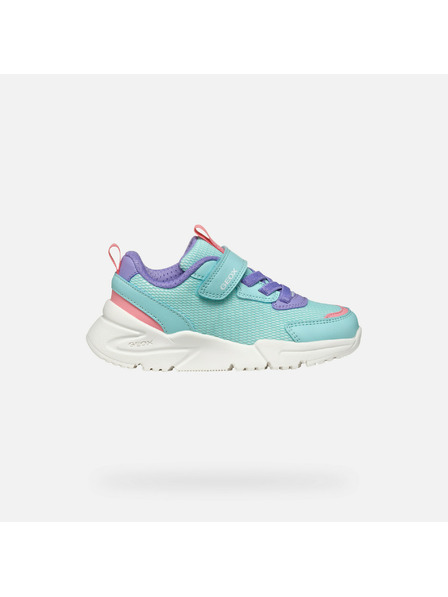Geox Tyrkysové dívčí tenisky Geox Loftus Girl