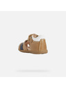 Geox Hnědé chlapecké sandály Geox Sandal Macchia