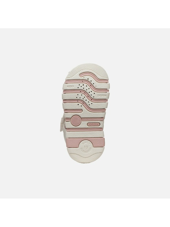 Geox Šedé dívčí sandály pro první kroky Geox Sandal Iupidoo