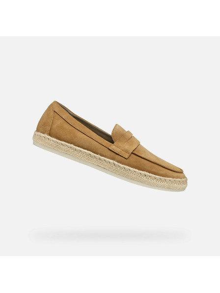 Geox Béžové pánské mokasíny Geox Costuni