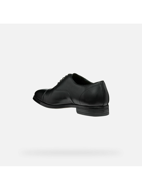 Geox Černá pánská společenská obuv Geox Rezzonico