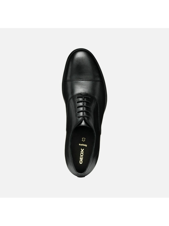 Geox Černá pánská společenská obuv Geox Rezzonico
