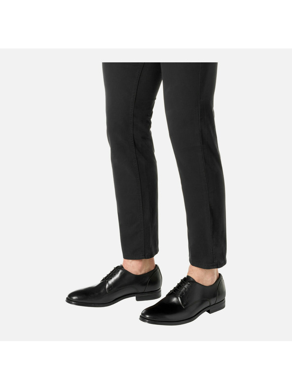 Geox Černá pánská společenská obuv Geox Rezzonico