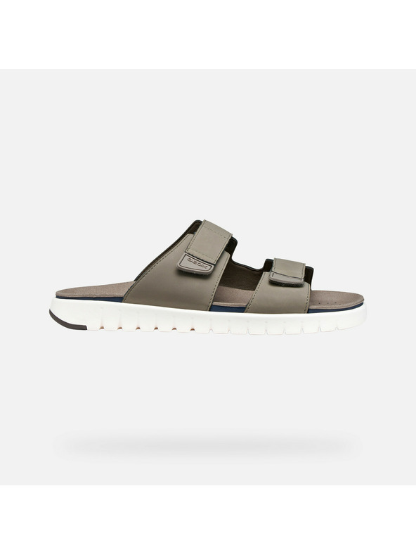 Geox Šedé pánské sandály Geox Flextride S