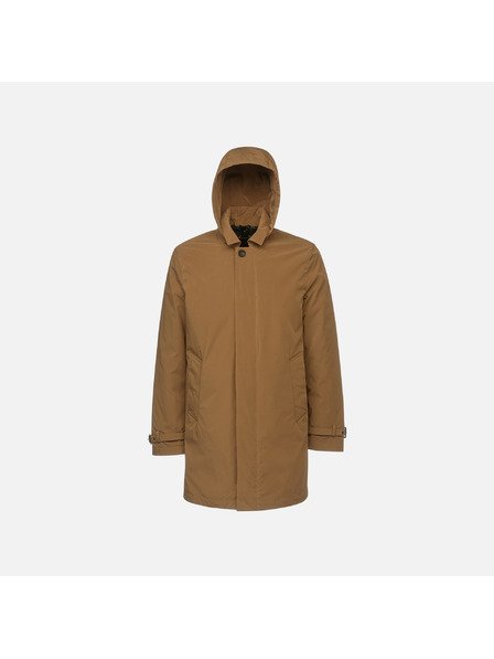 Geox Hnědá pánská bunda Geox Anyweco