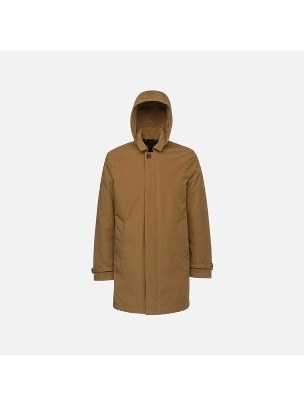 Geox Hnědá pánská bunda Geox Anyweco