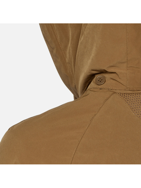 Geox Hnědá pánská bunda Geox Anyweco