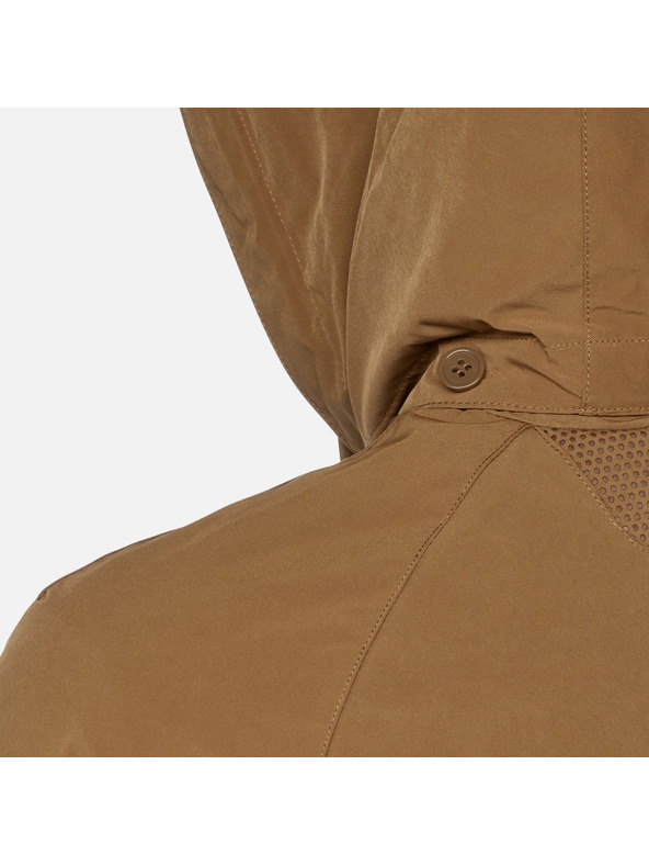 Geox Hnědá pánská bunda Geox Anyweco