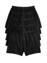 Marks & Spencer Bavlněné žerzejové boxerky s technologií Cool & Fresh™, 5 ks Marks & Spencer černá