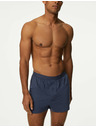 Marks & Spencer Bavlněné žerzejové boxerky s technologií Cool & Fresh™, 5 ks Marks & Spencer námořnická modrá