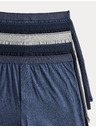 Marks & Spencer Bavlněné žerzejové boxerky s technologií Cool & Fresh™, 5 ks Marks & Spencer námořnická modrá