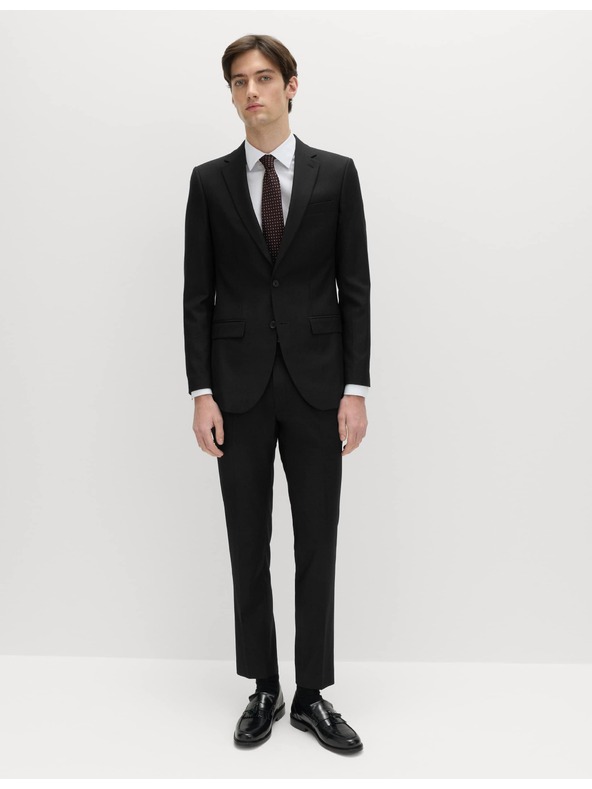 Marks & Spencer Černé pánské oblekové kalhoty Marks & Spencer