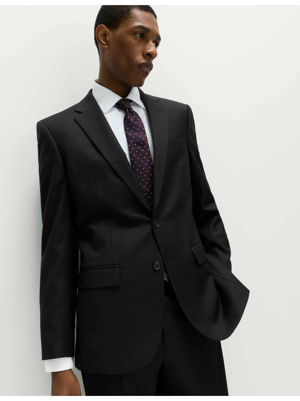Marks & Spencer Černé pánské oblekové sako Marks & Spencer