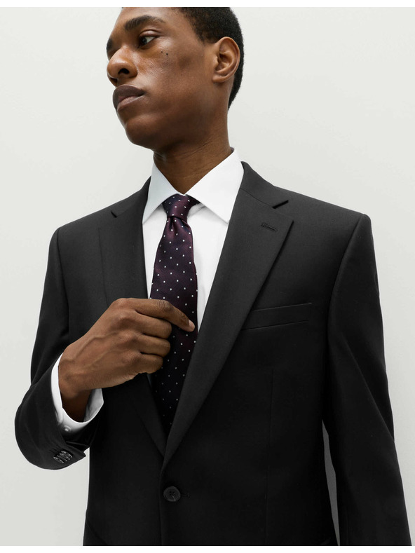 Marks & Spencer Černé pánské oblekové sako Marks & Spencer