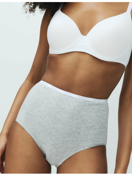 Marks & Spencer Sada čtyř dámských kalhotek v růžové, šedé, bílé a světle modré barvě Marks & Spencer
