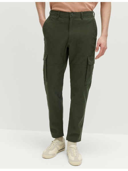 Marks & Spencer Kapsáčové kalhoty se strečem, mírně zúžený střih Marks & Spencer zelená