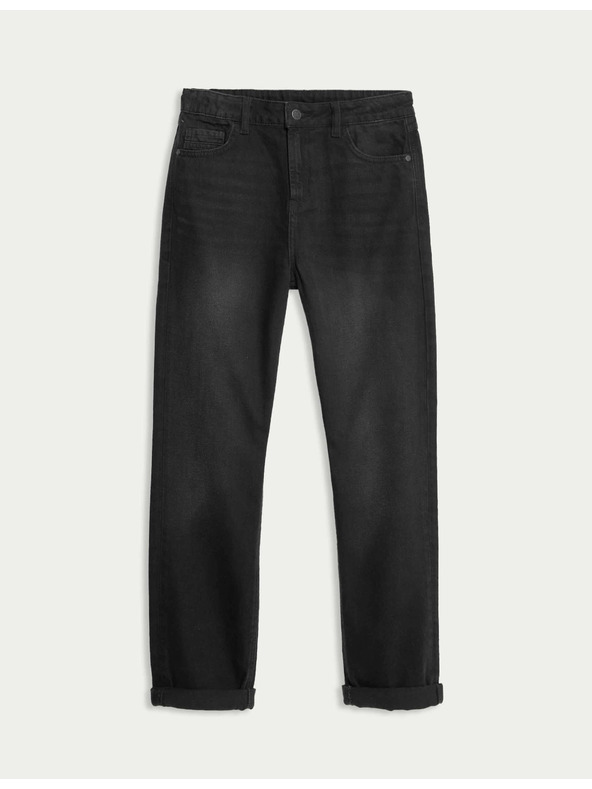 Marks & Spencer Volné džíny z čisté bavlny (6–16 let) Marks & Spencer černá