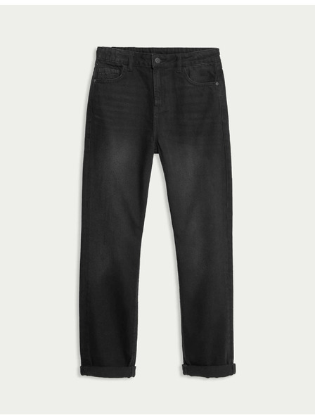 Marks & Spencer Volné džíny z čisté bavlny (6–16 let) Marks & Spencer černá