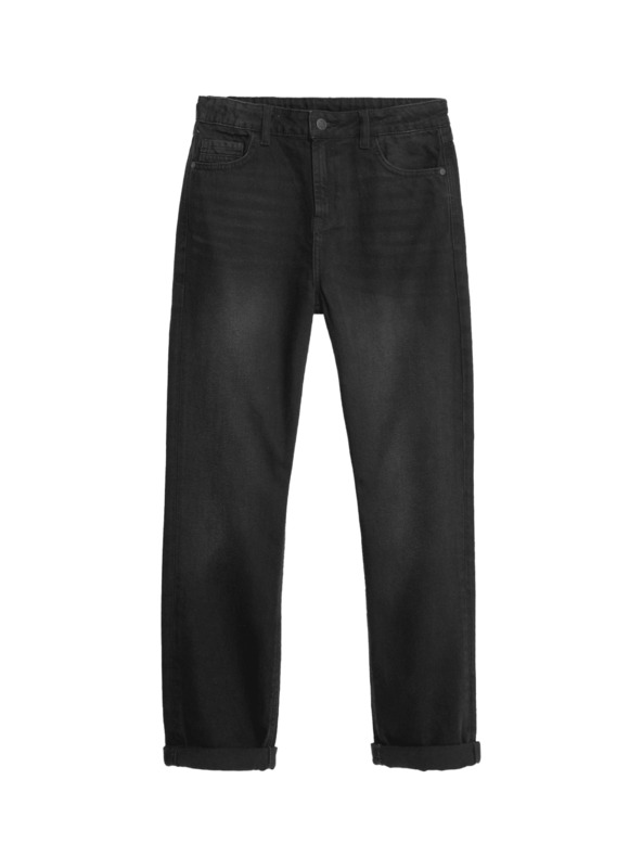 Marks & Spencer Volné džíny z čisté bavlny (6–16 let) Marks & Spencer černá