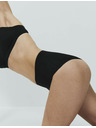 Marks & Spencer Šortkové kalhotky bez viditelných lemů s vysokým pasem, 3 ks v balení Marks & Spencer černá