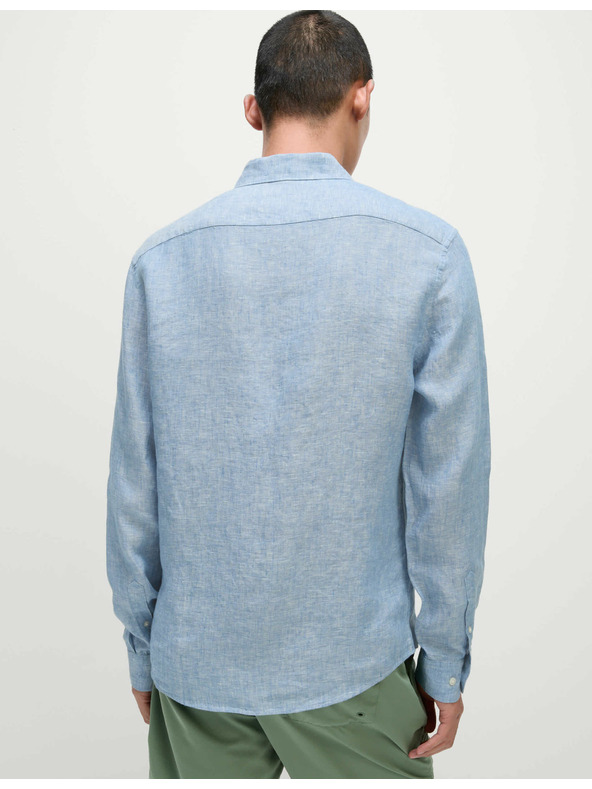 Marks & Spencer Košile z čistého lnu Marks & Spencer modrá