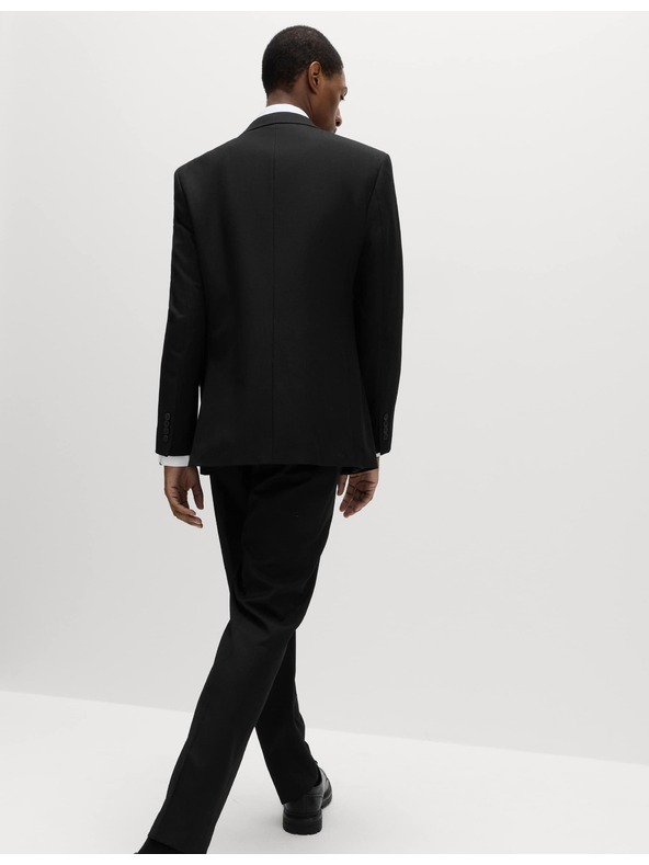 Marks & Spencer Oblekové kalhoty klasického střihu Marks & Spencer černá