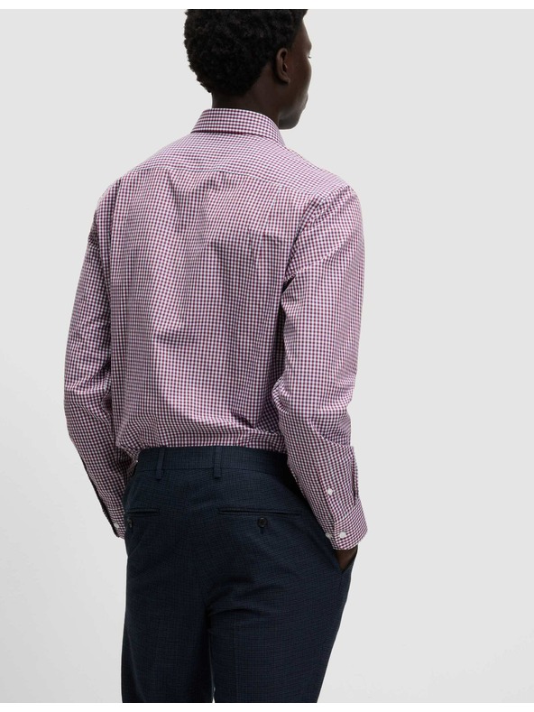 Marks & Spencer Kostkované košile normálního střihu pro snadné žehlení, 2 ks Marks & Spencer červená