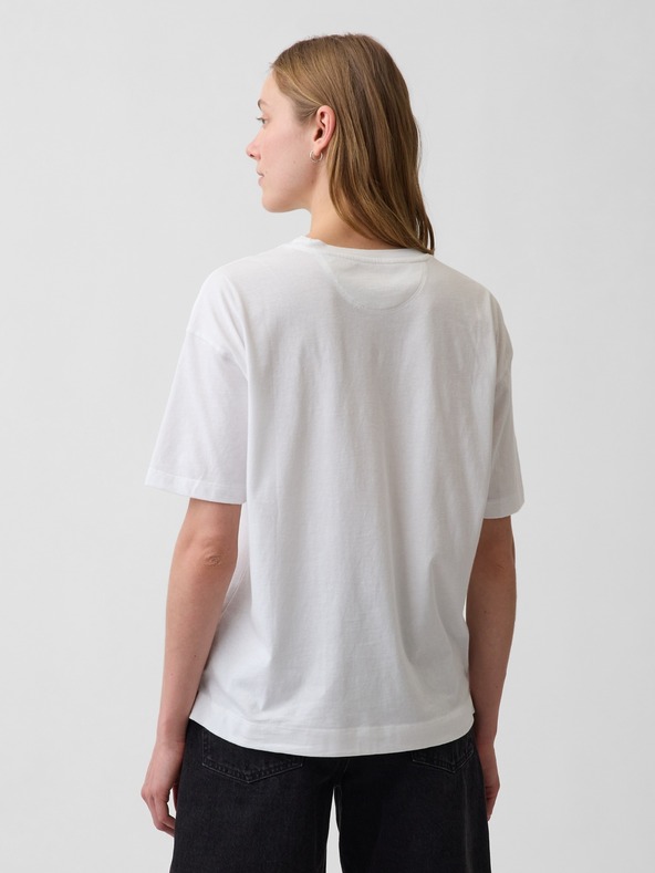 GAP Oversize tričko s logem VintageSoft GAP