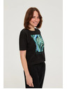 Moodo Tričko s potiskem černé Moodo