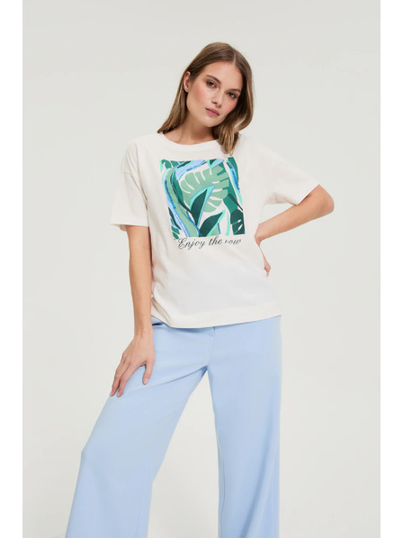 Moodo Tričko s potiskem bílé Moodo