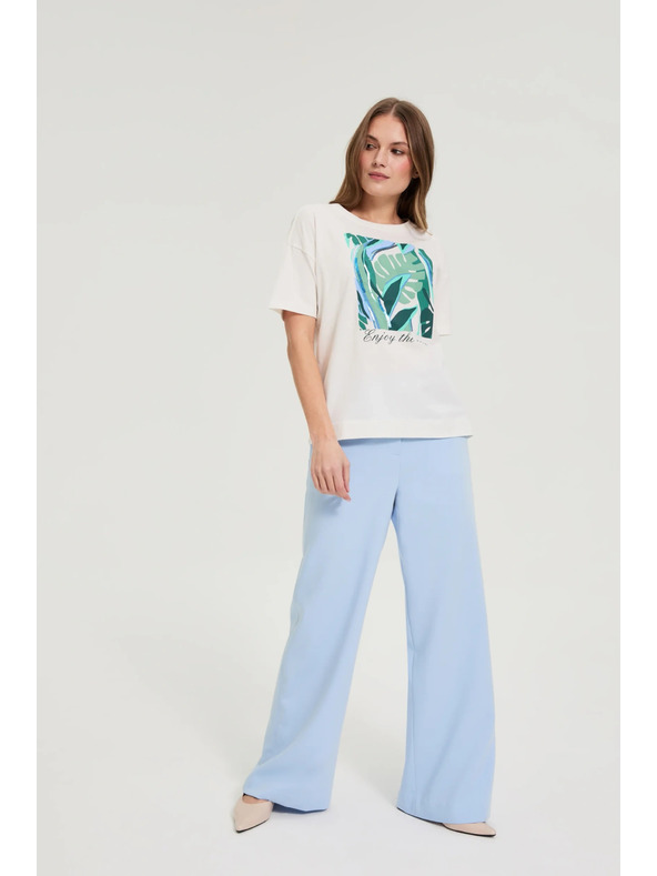 Moodo Tričko s potiskem bílé Moodo