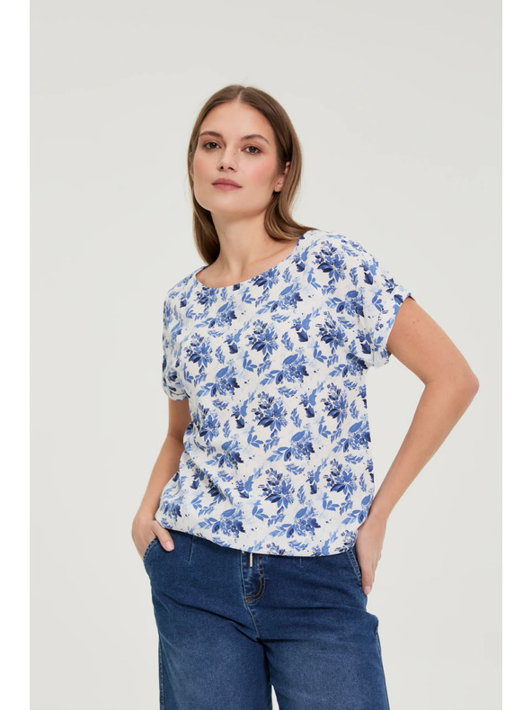 Moodo Viskózová košile bílá Moodo