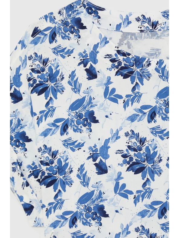 Moodo Viskózová košile bílá Moodo